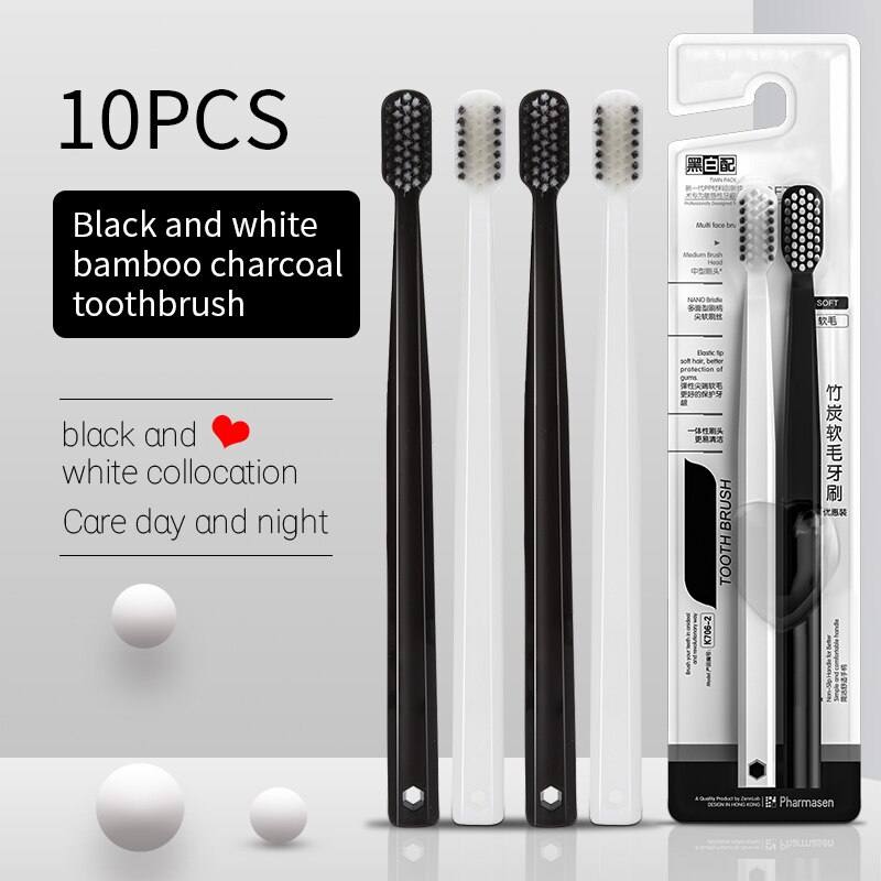 Bamboo Toothbrush - Spazzolini da denti a setole morbide