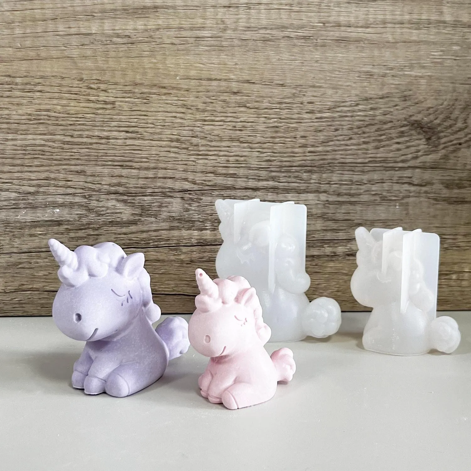 Eco Soap - 3D geometrica in silicone unicorno gatto