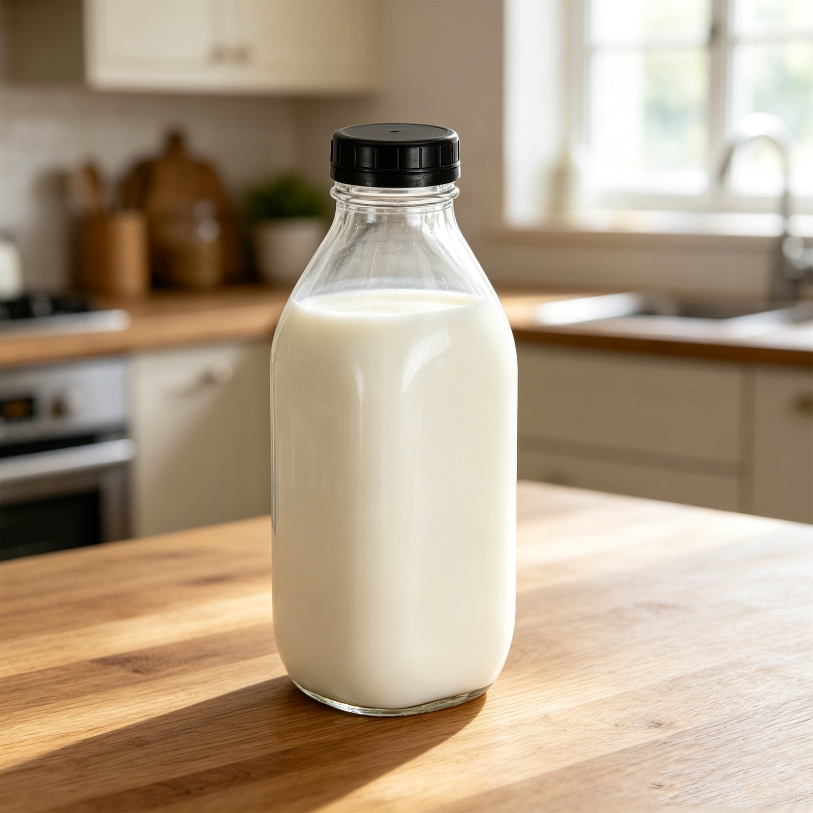 Reusable Bottle - 2 bottiglie di vetro per latte,