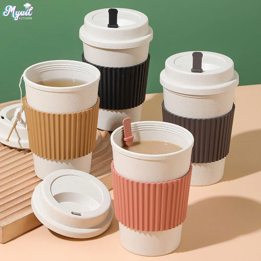 Reusable Straw - Tazze da caffè da 450 ml