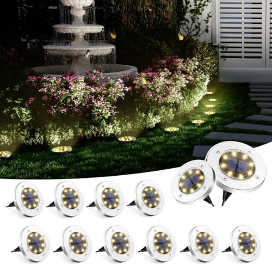 Solar Garden Light - Luci Solari da Giardino, Illuminazione Esterna