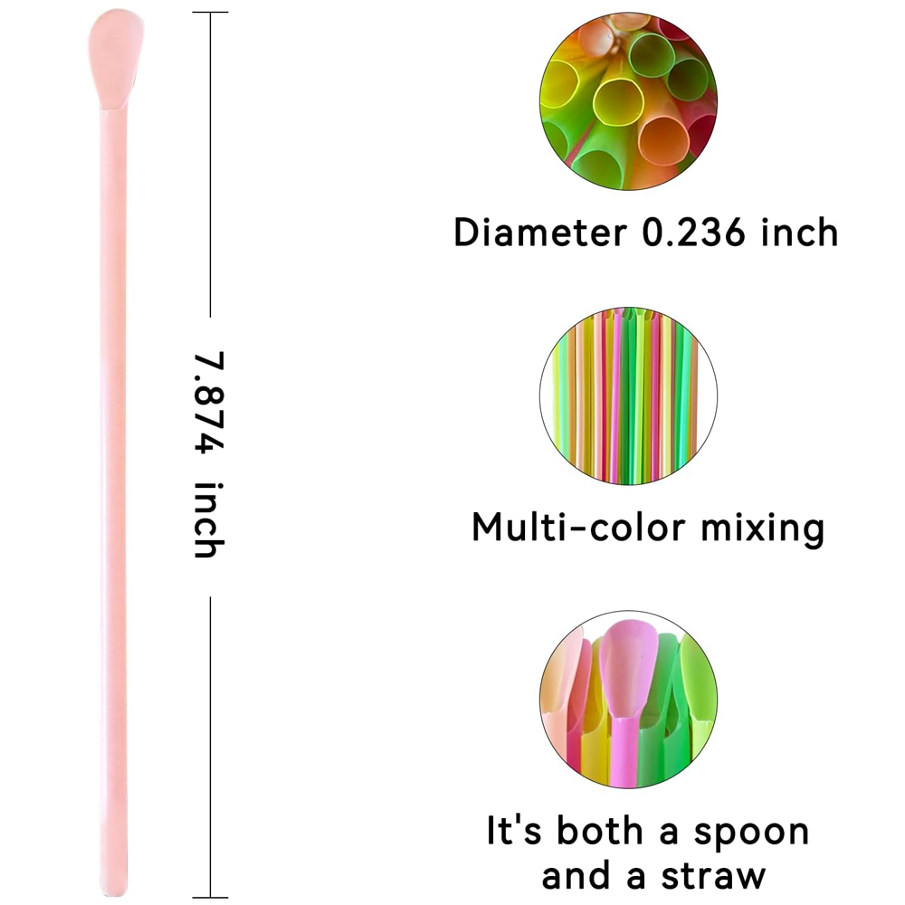 100-2000 pezzi di cucchiai e c - Reusable Straw recensione e prezzo