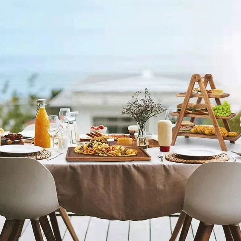 Vassoio a 3 livelli in legno,  - Bamboo Cutlery recensione e prezzo