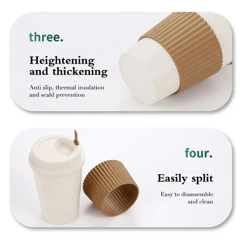 Tazze da caffè da 450ML con co - Reusable Straw recensione e prezzo