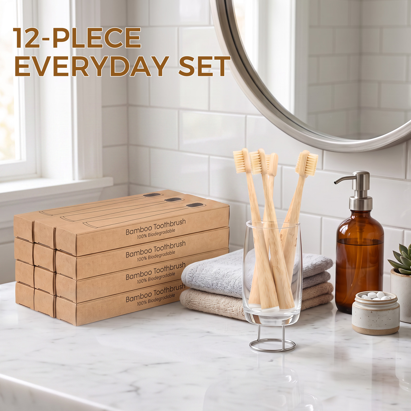 Set da 12 spazzolini da denti  - Bamboo Toothbrush recensione e prezzo