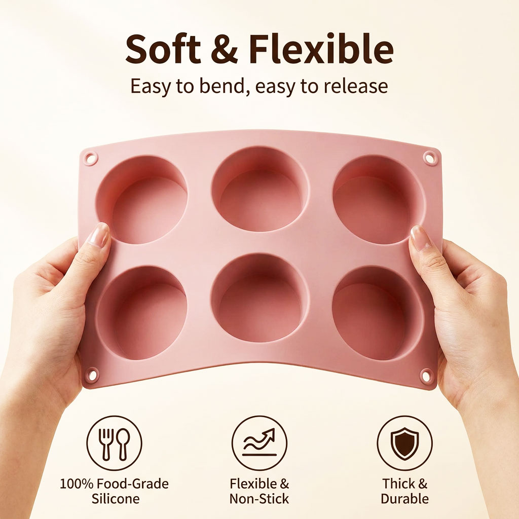 Stampo in silicone a 6 cavità  - Eco Soap recensione e prezzo