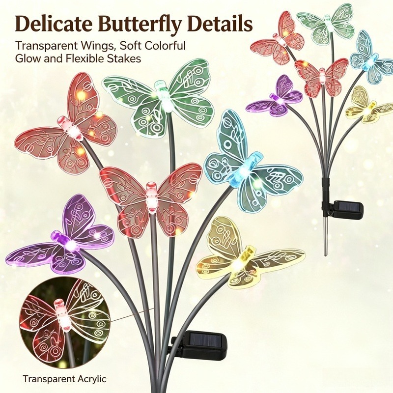 Luci a Farfalla Alimentate a E - Solar Garden Light recensione e prezzo