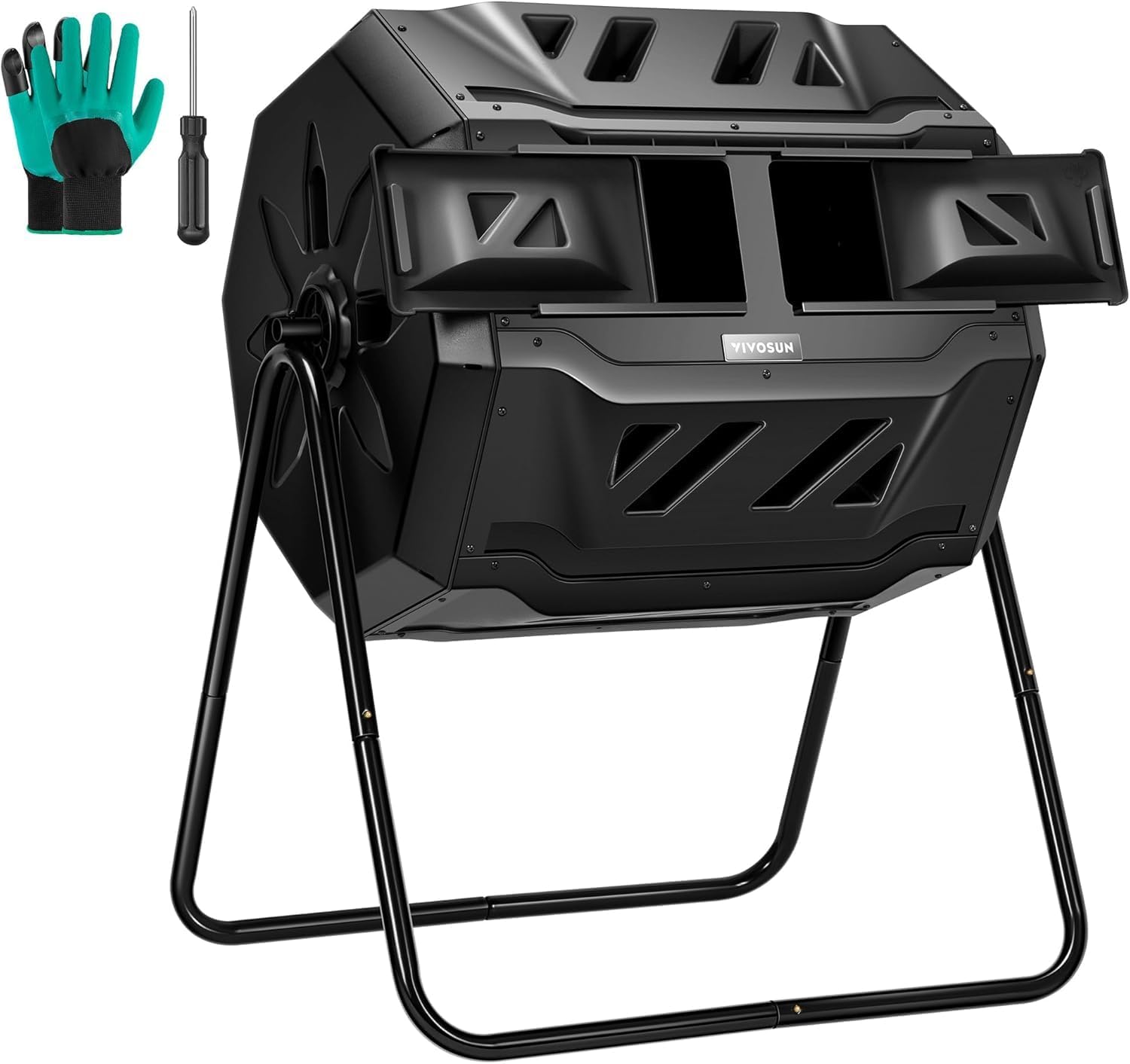 Compostiera rotante doppia VIV - Compost Bin recensione e prezzo