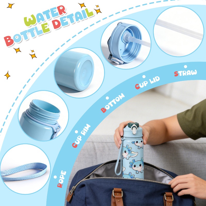 Bottiglia d'acqua riutilizzabi - Reusable Straw recensione e prezzo