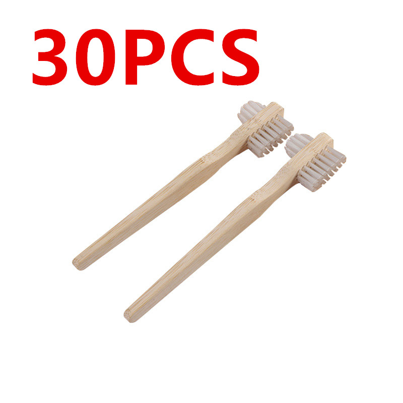 30 spazzolini per dentiere con - Bamboo Toothbrush recensione e prezzo