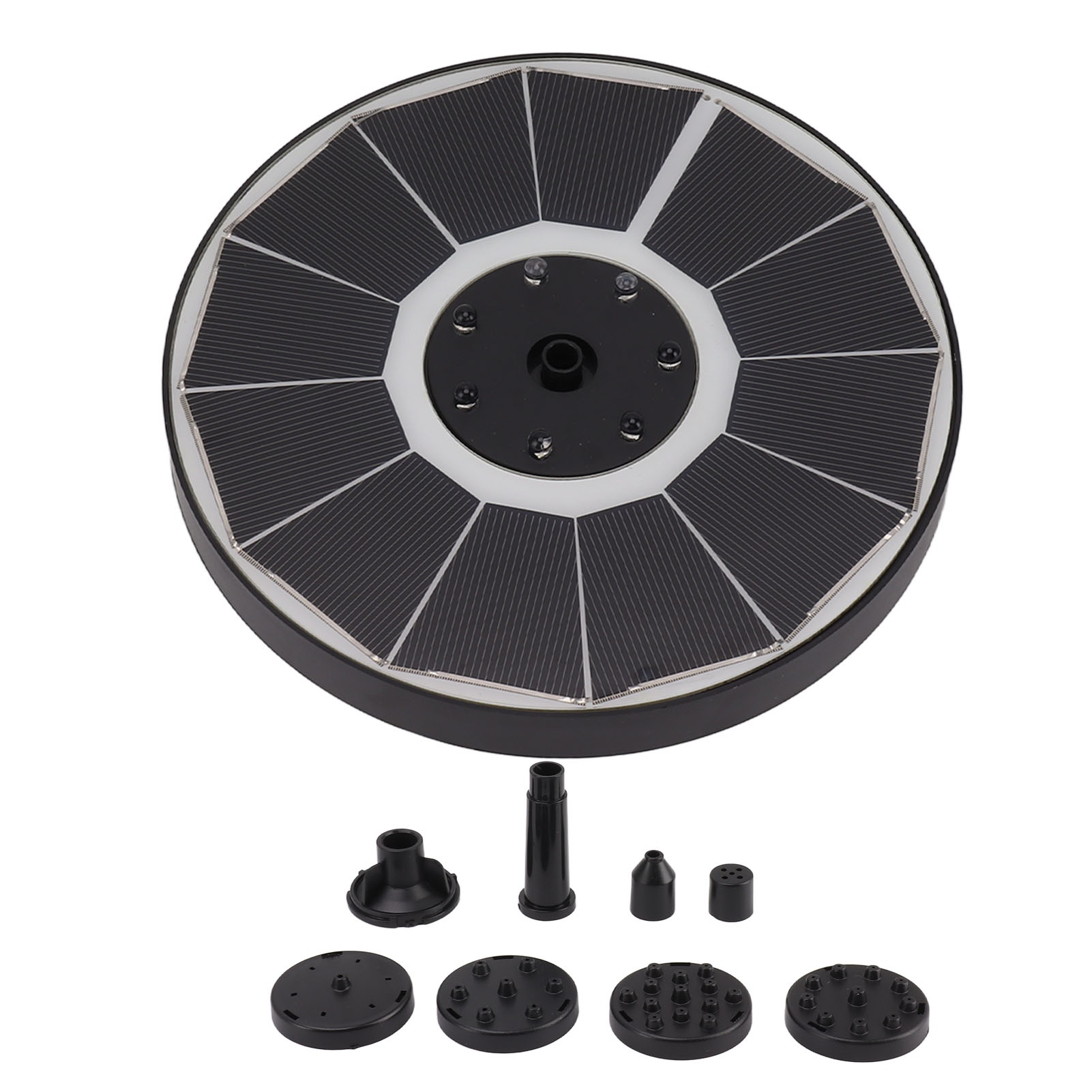 Fontana Solare con 8 Ugelli, 3 - Solar Garden Light recensione e prezzo