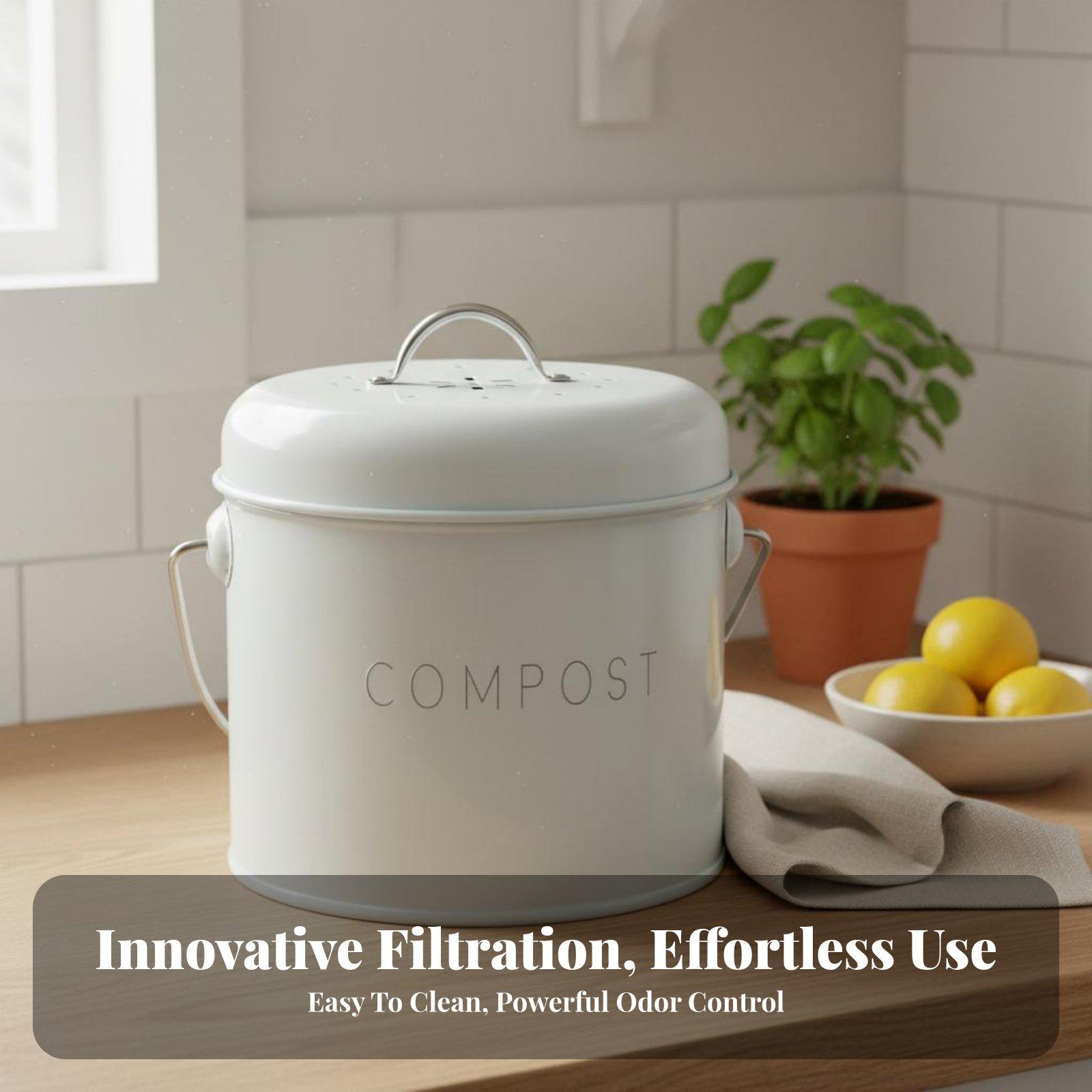 Cestino da scrivania per cucin - Compost Bin recensione e prezzo