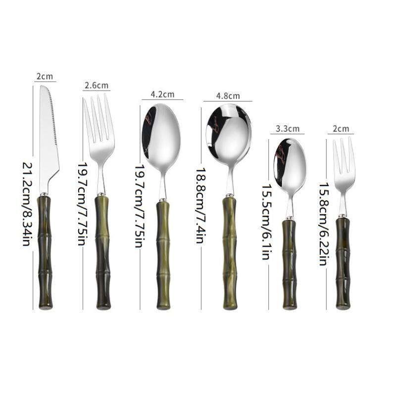 Set di posate in acrilico con  - Bamboo Cutlery recensione e prezzo